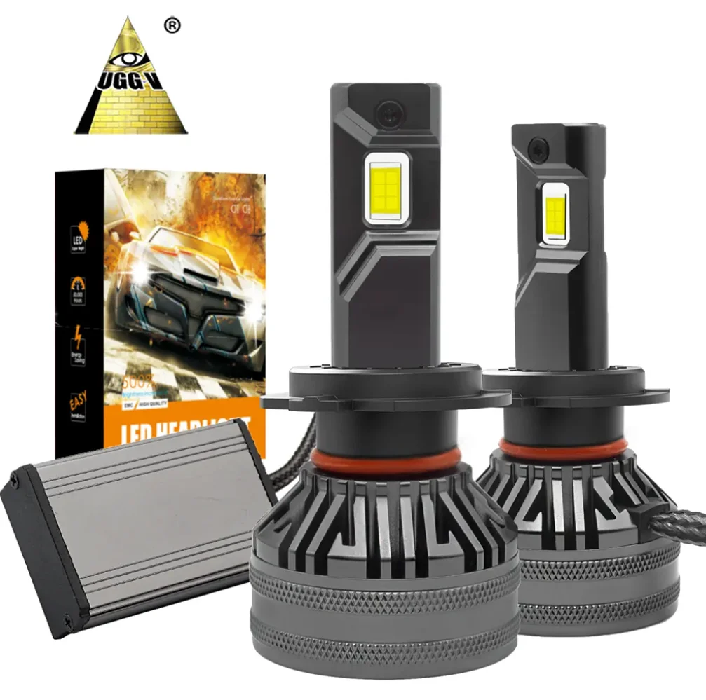 UGE22 H4 led headlight 2Pcs H7 headlight LED Bulbs CSP Chip High Power 80W 18000LM H8 H11 9005 9012 Car Headlight Head Lamp