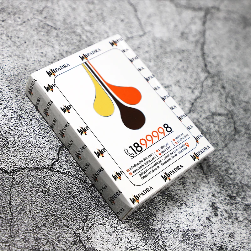 New design custom logo luxury printingpaper 310gsm German Black Core poker card with low price