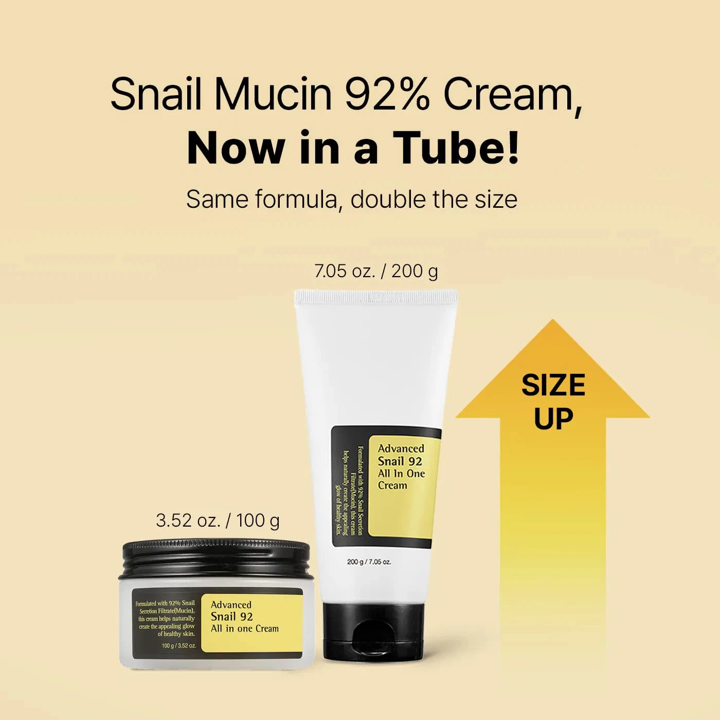 Beauty Private Label Advanced Snail 92 All In One Cream Long-Lasting Hydrating Anti-Acne Repairing Snail Cream
