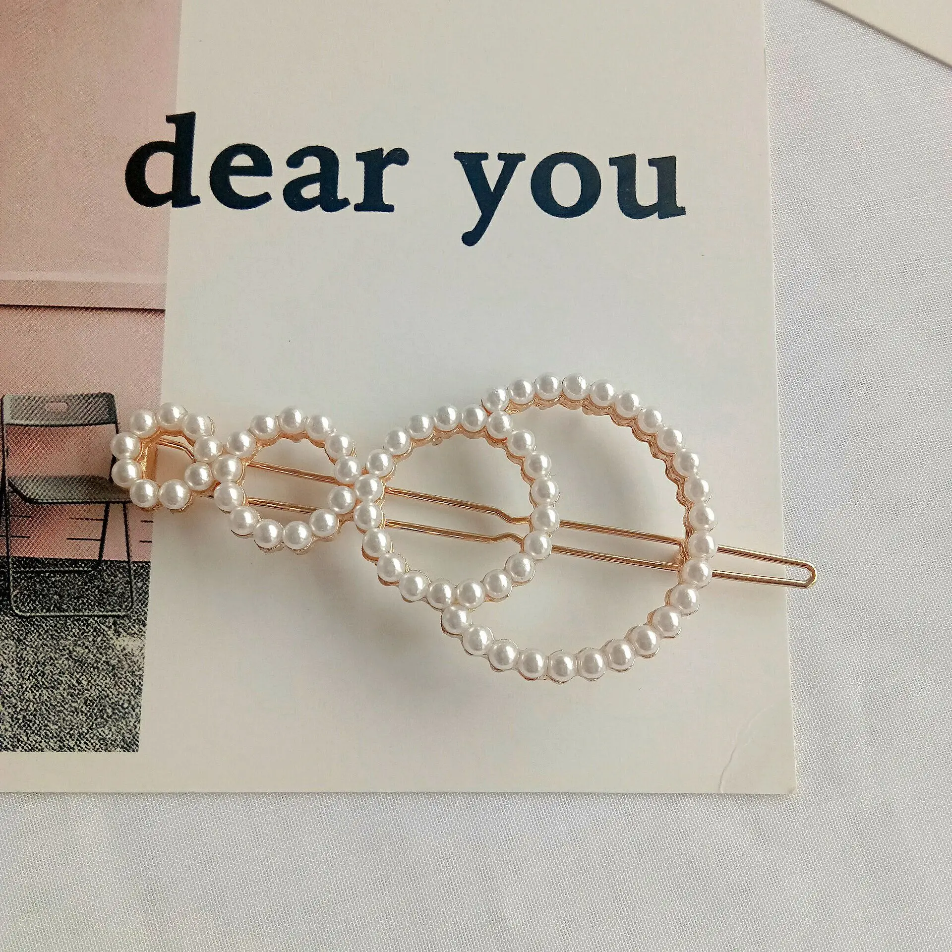 Заколка для волос в классическом стиле Фея Жемчуг любовь звезда Геометрия заколка для волос лягушка боковой зажим женские аксессуары для волос