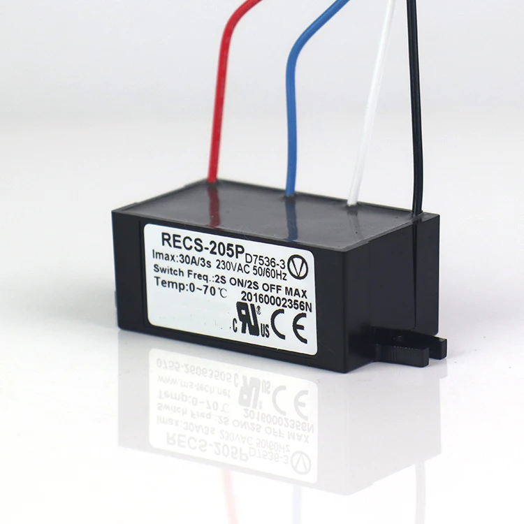 Электронный центробежный выключатель интеллигентая (ый) однофазный электродвигатель мотор стартера частей RECS-205P 30A 60A 120A