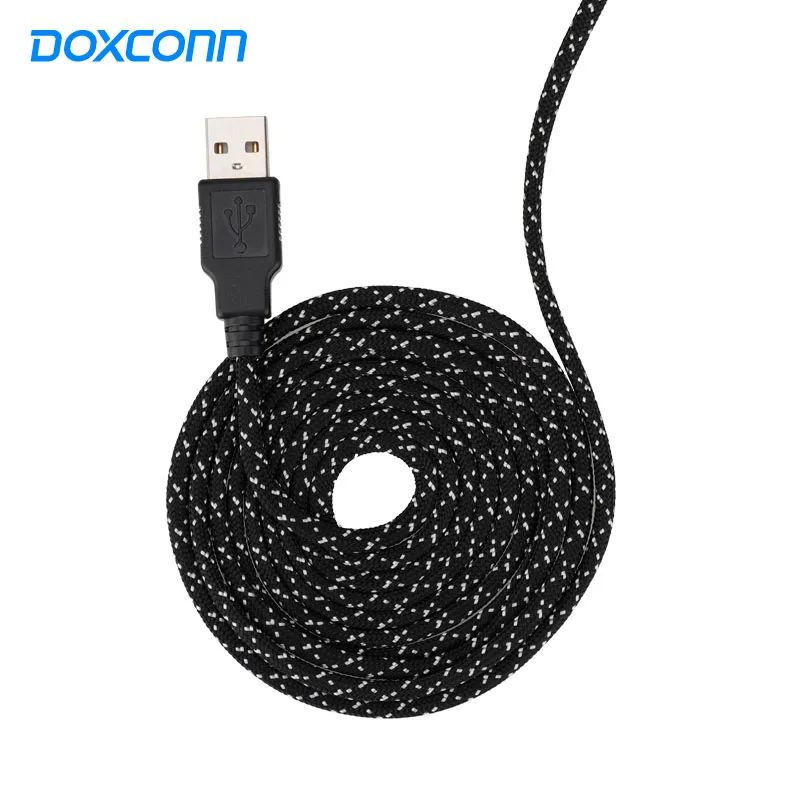 Доксконн заказной USB кабель с нейлоновой оплеткой красочные супер мягкий 550 Паракорд игровой коврик для мыши Razer