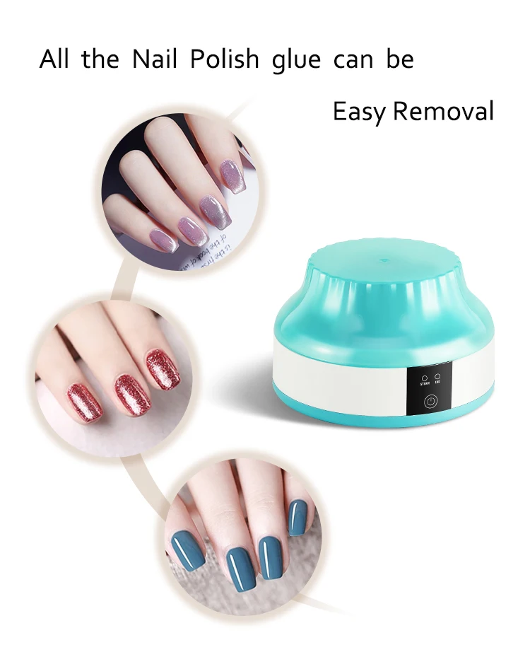 High quality 26W electric nail steamer steam nail polish remover machine for gel removal