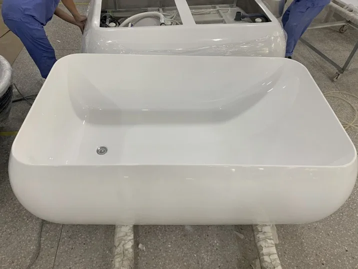Spa Bathtub Whirlpool Jetted Bath Acrylic Bathtubs with Massage New Design 2 Person Indoor Modern Hydromassage Bathtub Drainer