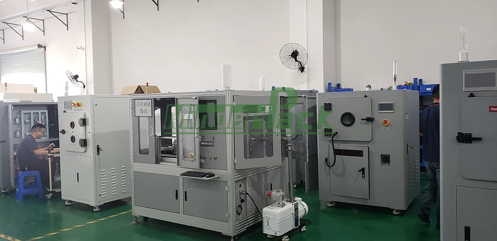 Atmospheric plasma treatment machine for surface cleaning and treating