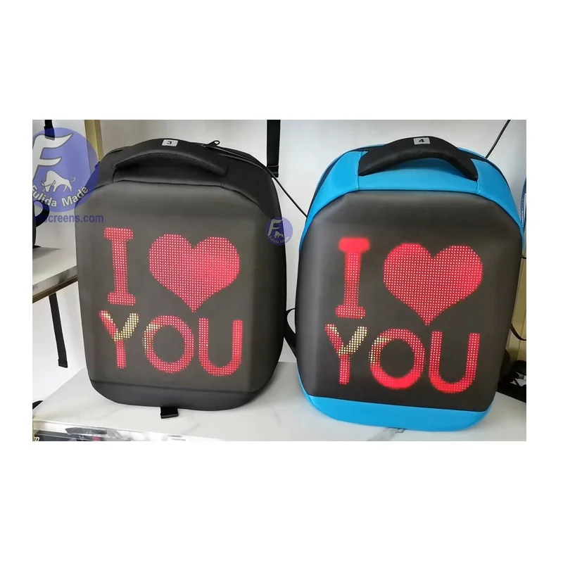 Backpacking advertising video player backpack LED screen Walking advertising screen LED dynamic backpack