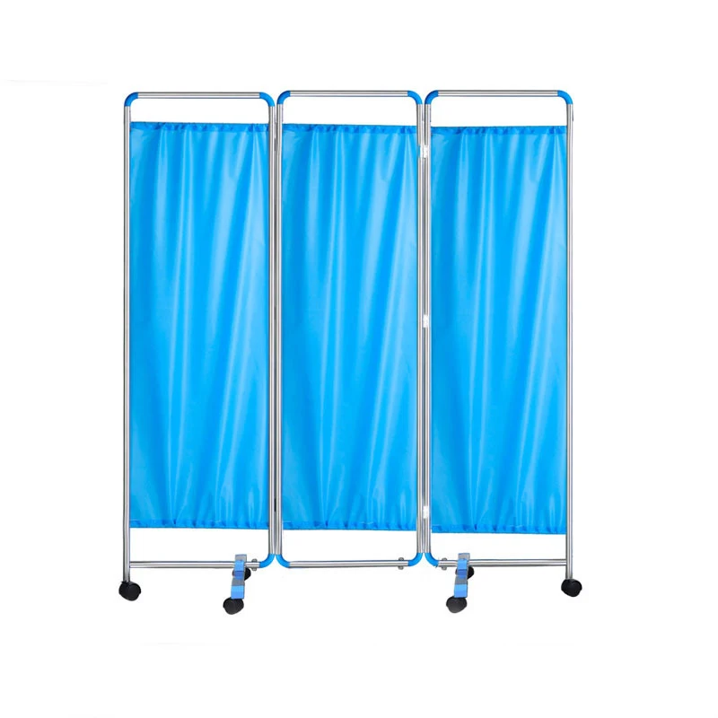 Hospital ward folding screen curtain hospital ward folding medical bedside screen