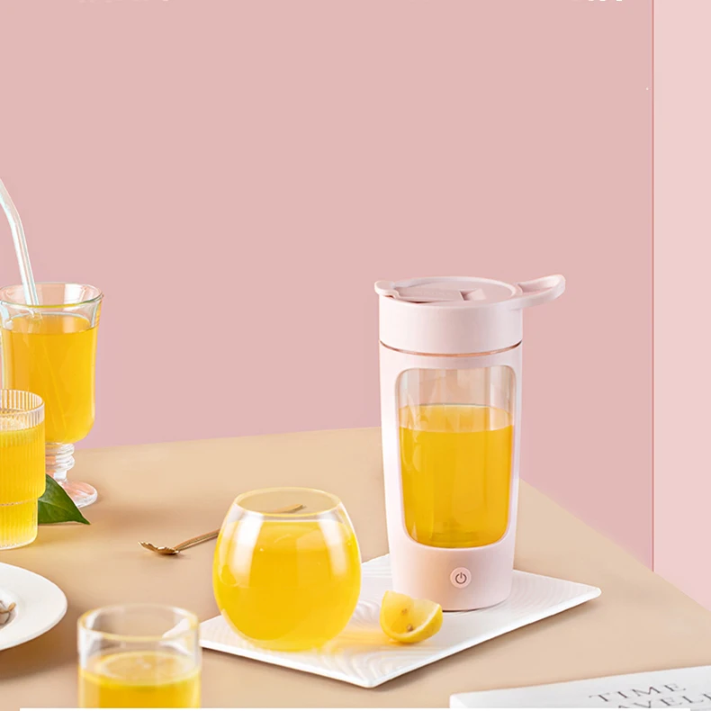 hot selling Usb Rechargeable Milk Shake Vortex Mixer Bottle / 600ml Shaker Bottle Gym Electric Protein Shaker Bottle