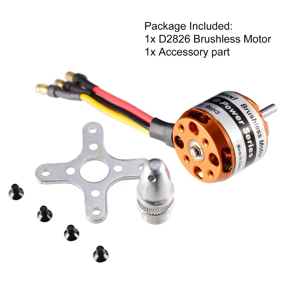 Бесщеточный двигатель 9imod D2826 2200KV 1400KV 1000KV 930KV для гоночных дронов RC FPV мини-мультикоптеров самолета с неподвижным крылом