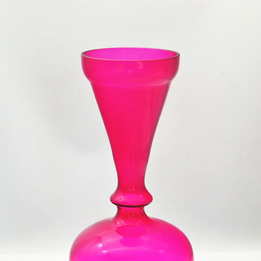 HF Magenta Pink Hand-held Quartz Crystal Singing Grail Bowl for Sound Healing and Therapy