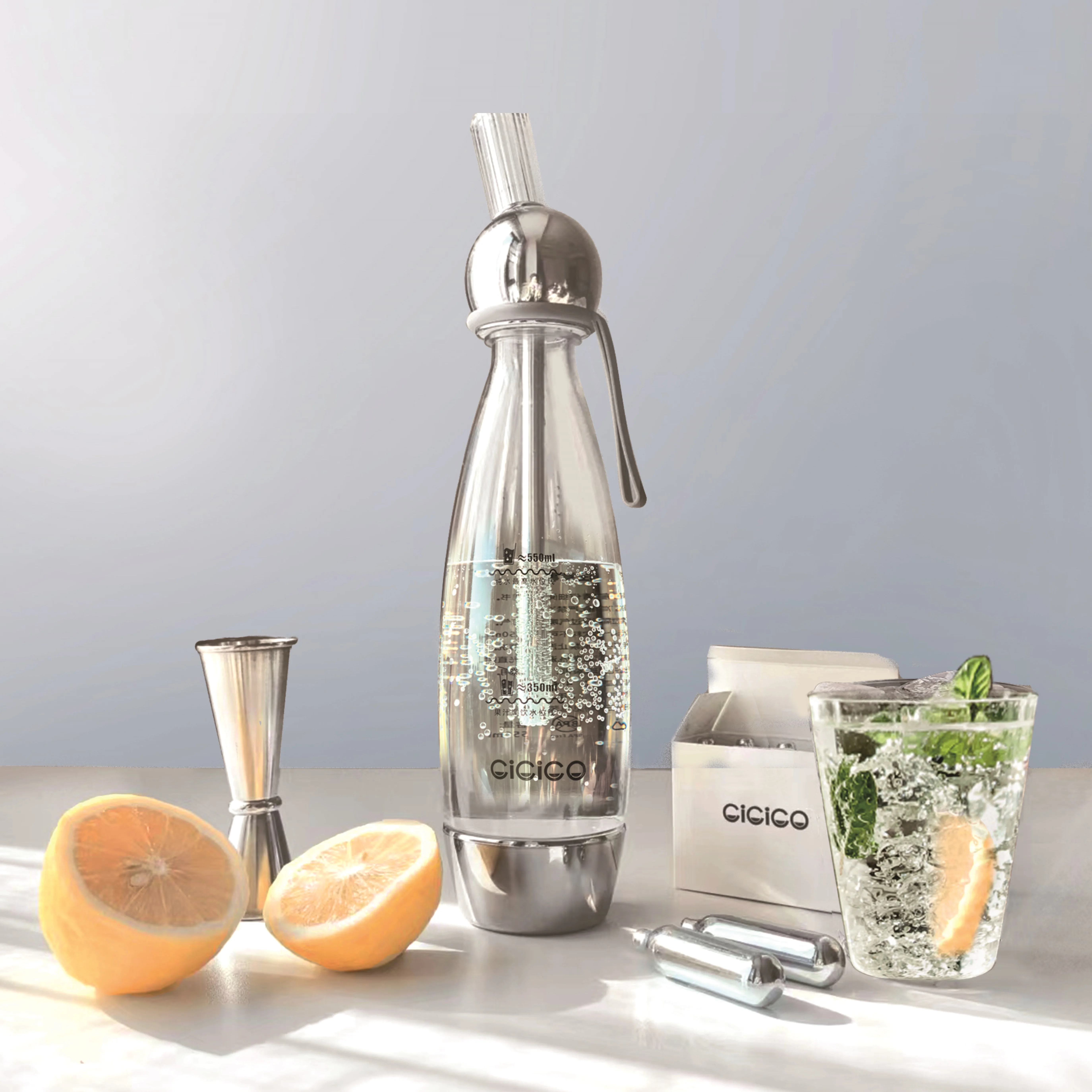 Soda stream portable sparkling water commercial soda maker machine for carbonated drinks