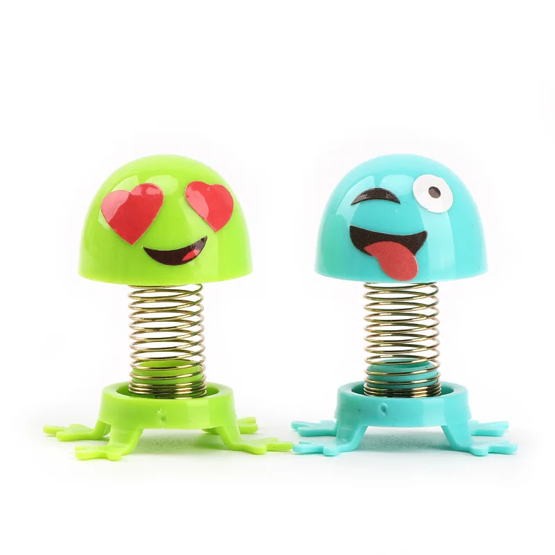 Newest Funny Mini Springs Classic Novelty Toy Smile Toys Creative Desktop Car Toy Car Accessories