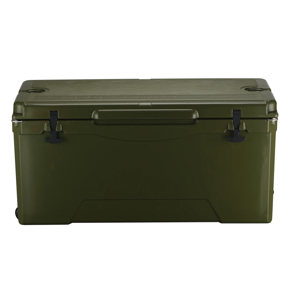 135L Rotational molded hard Plastic Tool Case and Storage Box with handles for tools coolerboxes