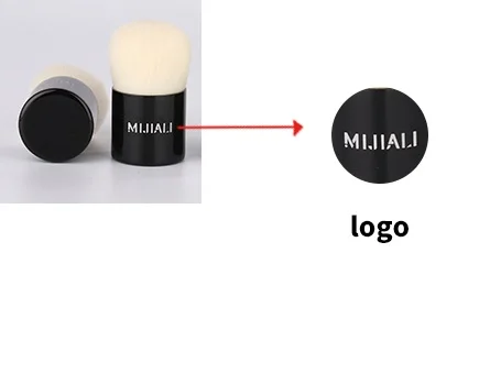 Amazon China manufacturer handmade bamboo material makeup kabuki foundation brush