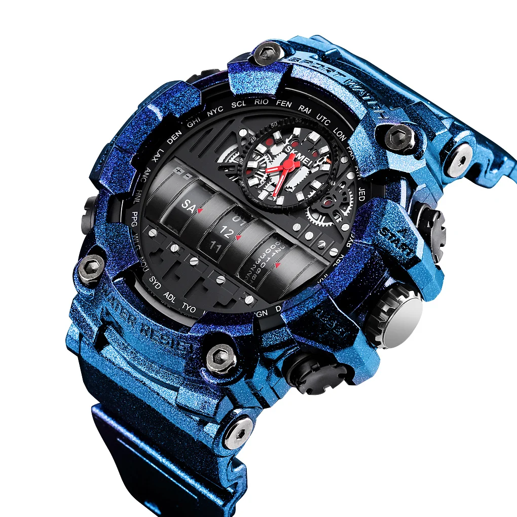 
dual time watch high quality mens watches products for young people skmei watch manufacture 1557 