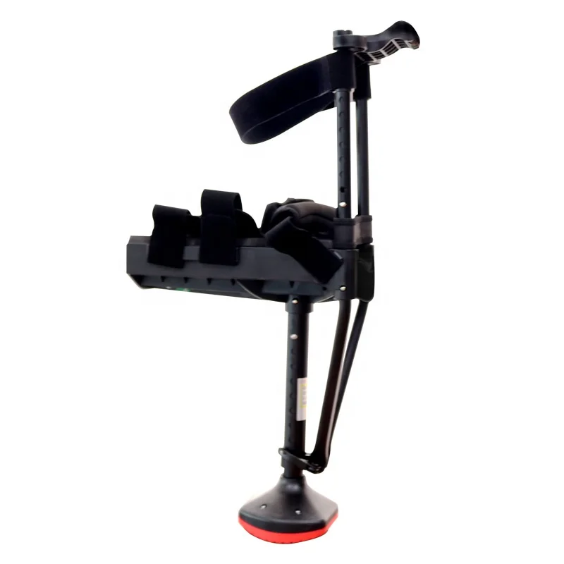 Medical Wholesale Walking Crutches For Adults Hands Free Knee Crutch Anti Skid Single Leg Telescopic Assisted Walking Crutch