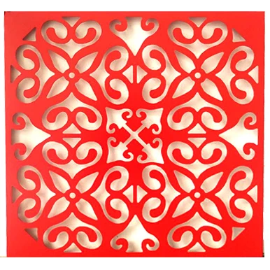 ACEBOND декоративная полый резной Перфорированный Алюминиевый Твердый экран