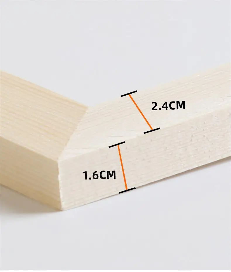 Diy Solid Wood Canvas Frame Kit 16 X20 Inch For Oil Painting & Wall Art  Customized Wooden Art Frames For Paintings & Canvases