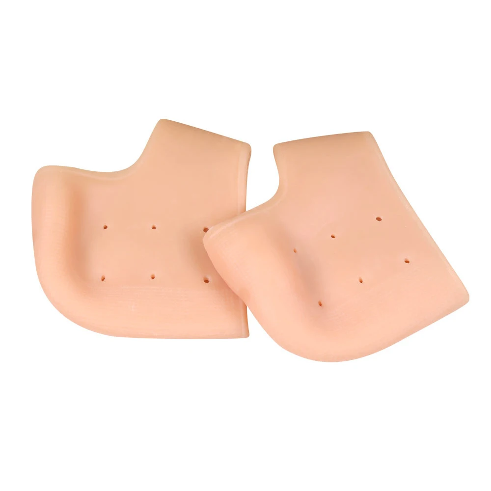 2Pcs New Silicone Feet Care Socks Moisturizing Gel Heel Thin Socks with Hole Cracked Foot Skin Care Protectors Foot Care Tool