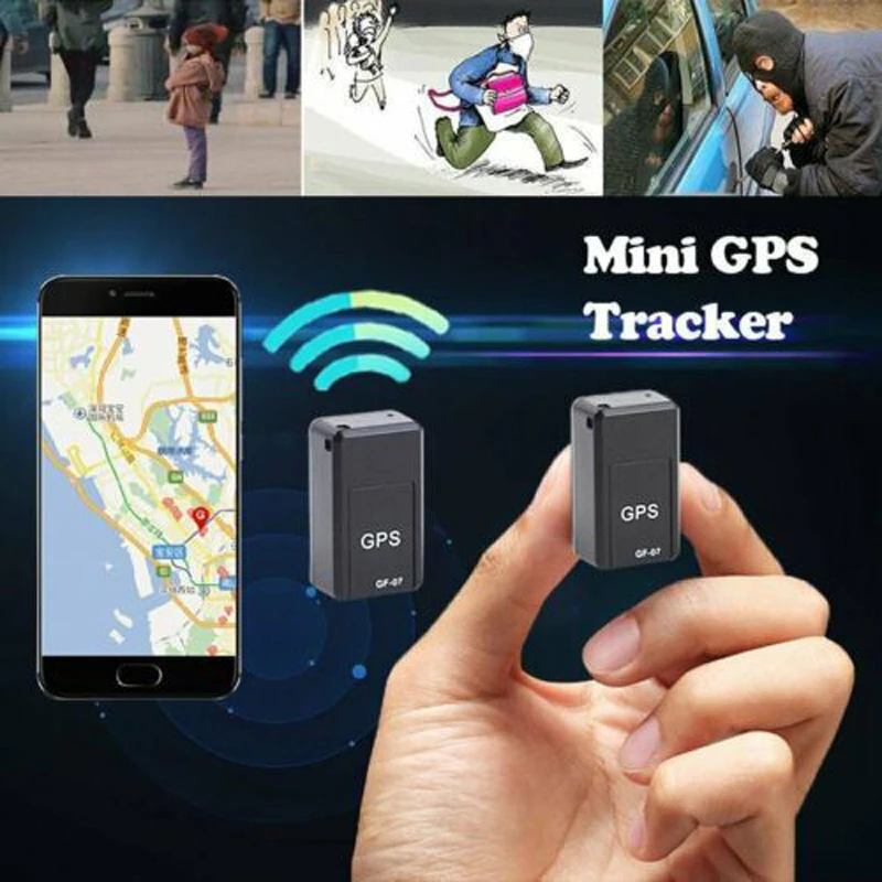 Podofo Mini GF-07 GPS Long Magnetic SOS PAD Tracking Device for Vehicle /Car/ Personal Tracking Locator System Anti-lost device