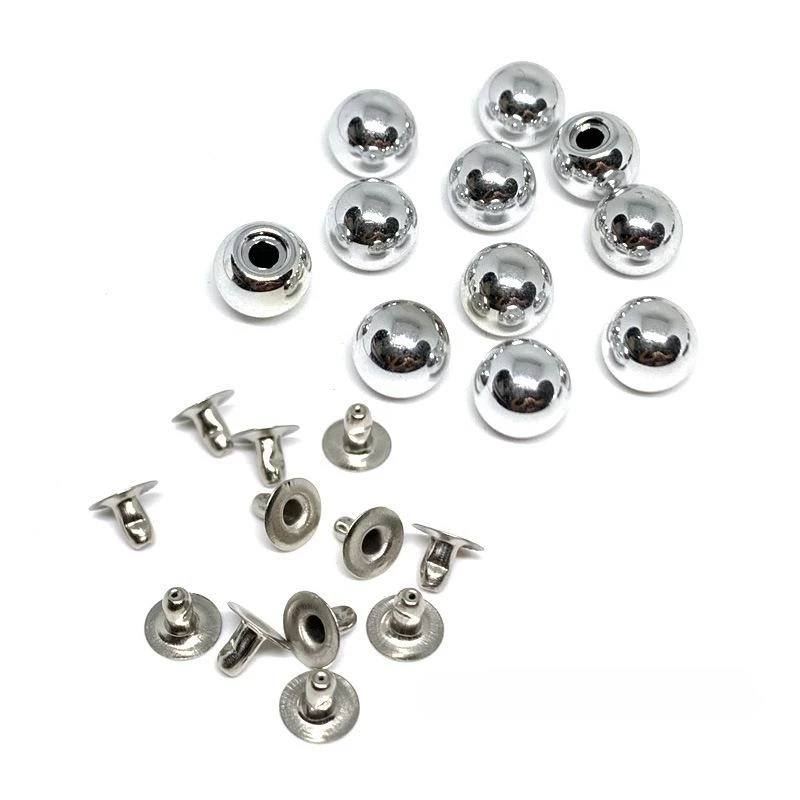 Hot sales silver mini pearls pearl fabric clothing accessories colorful pearl snap button