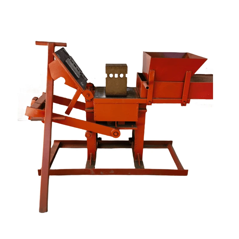 FL2-40 Interlocking clay mud ground stabilized soil brick making machine compressed earth block machine for sale