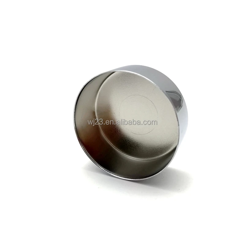 Style Foil metal tealight cup colored votive metal candle holder gold