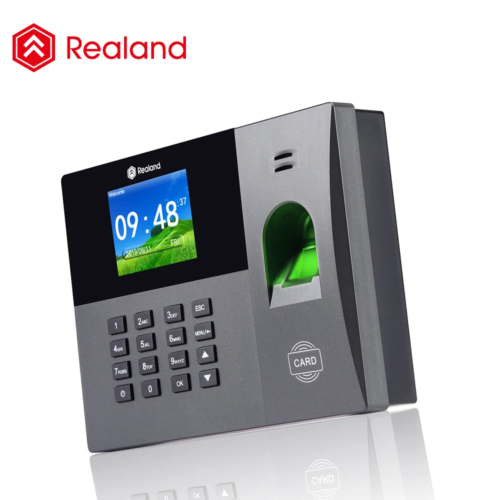 Realand A-L315 Biometric Fingerprint Time Scanner Recorder Smart Fingerprint Time Attendance System Machine For Office