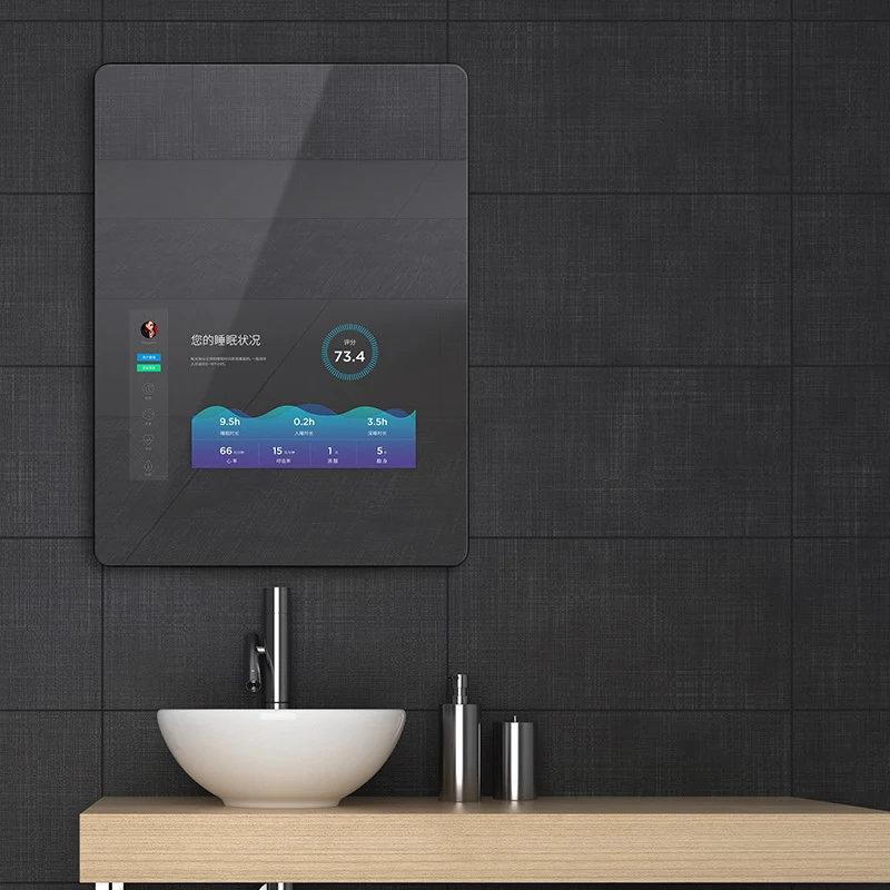 2020 Modern Style Bathroom Tv Customized Led Defogger Smart Touch-screen Magic Mirror