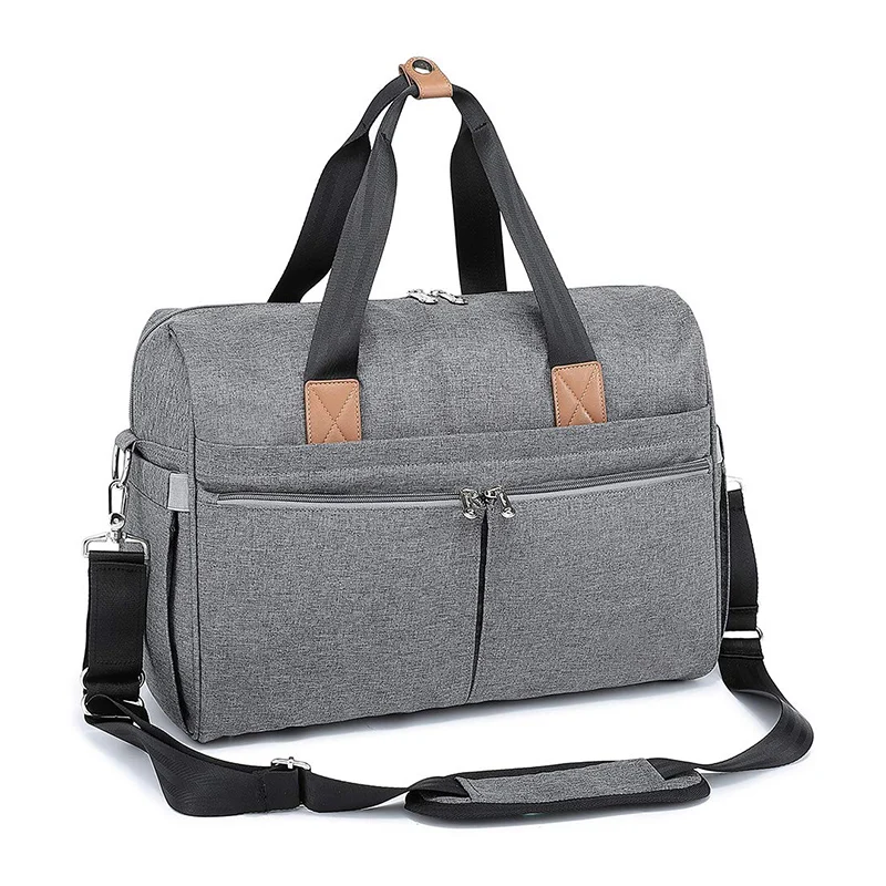 Kingslong большая дорожная сумка-тоут для подгузников многофункциональные детские сумки мам и пап с пеленками изолированным карманом