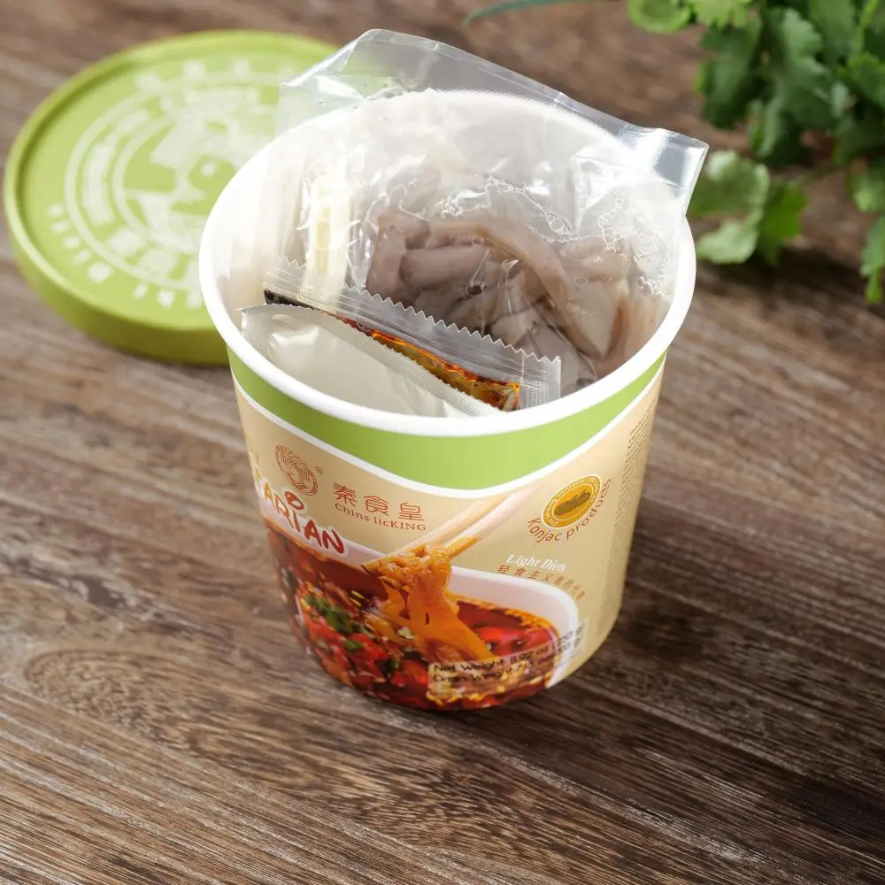 Instant Spicy Vegetartian Tripe 253g/bucket instant foods  Office snack food low calorie and low fat