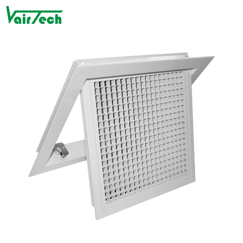 Hvac System Aluminum Eggcrate Grille Ceiling Metal Return Air Grille Ventilation Eggcrate  Filter Grille
