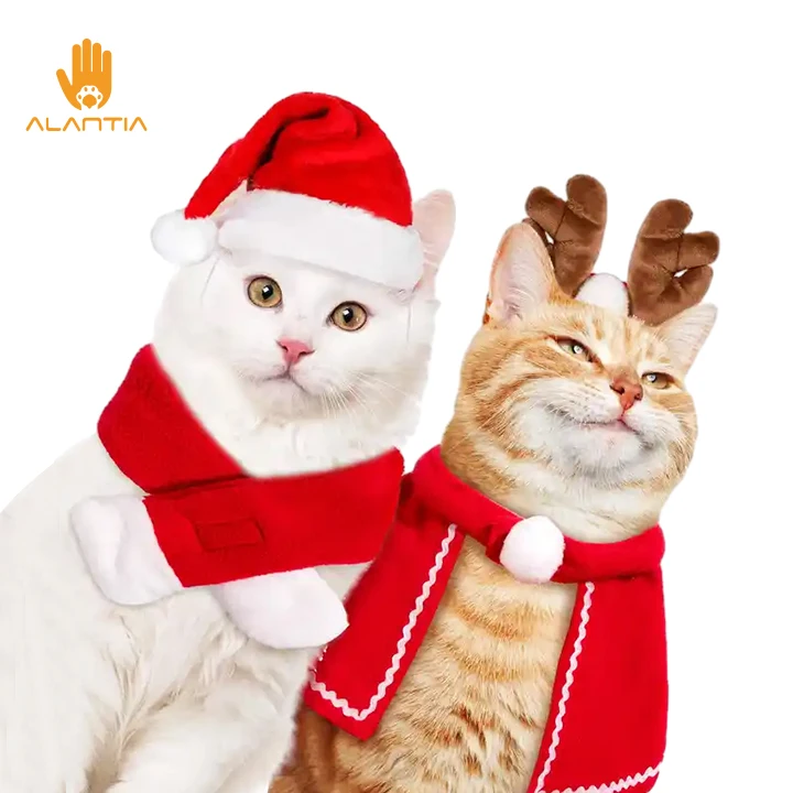 Factory Custom Cute Pet Dog Christmas Clothes Winter Accessories Pet Clothes