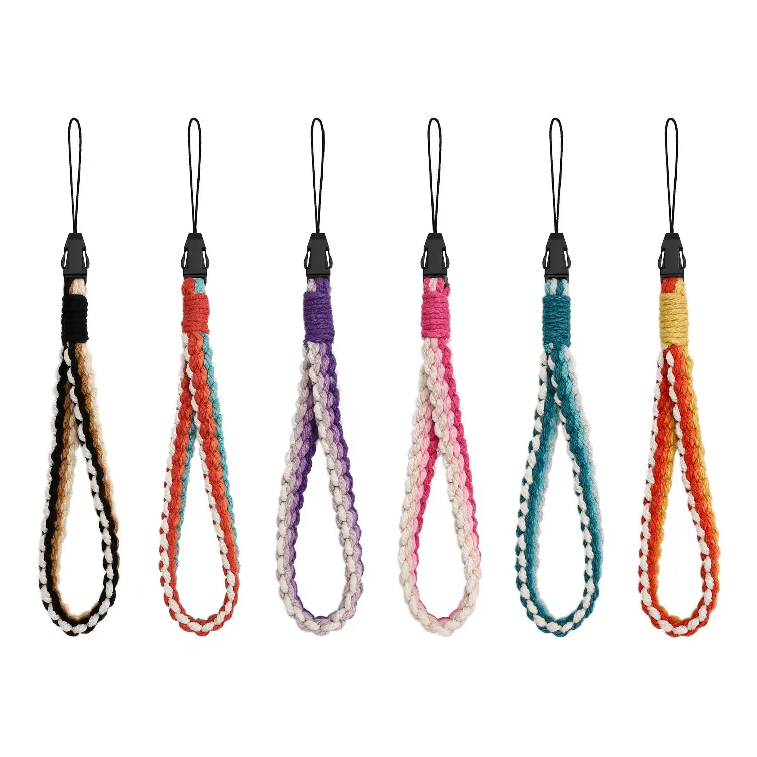 Модный хлопковый ремешок на запястье для мобильного телефона в стиле Ins, ручная работа, оптовая продажа