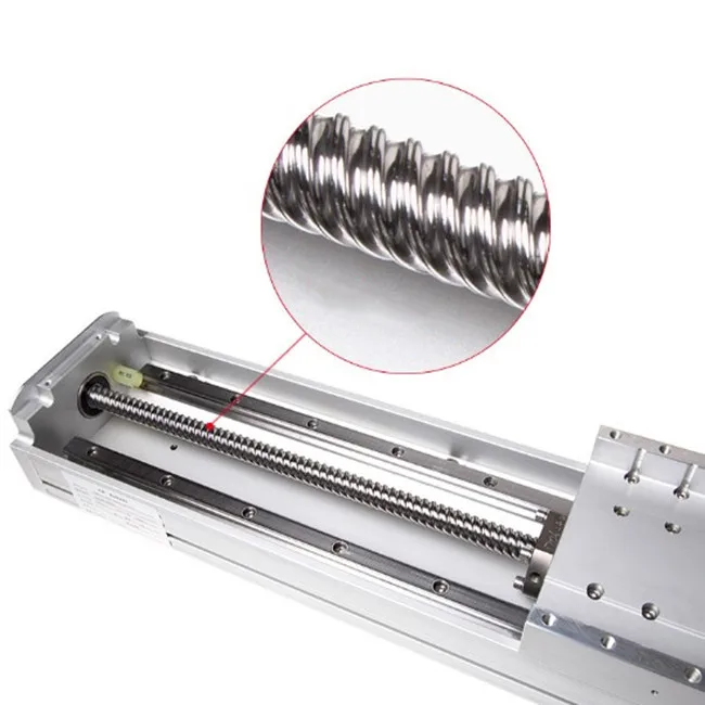 Electric screw slide rail drive slide table module KK Module ball screw slide table linear module Double optical axis