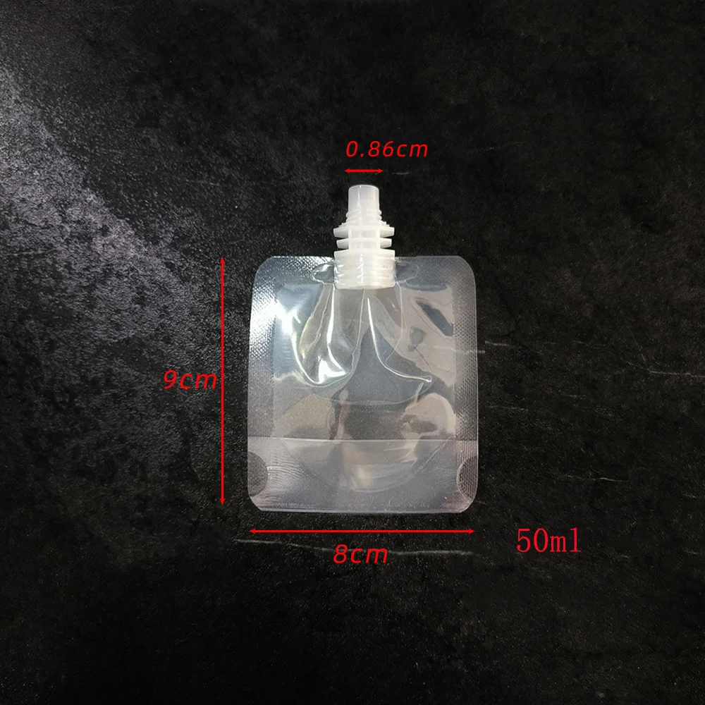 750ml 1000ml Mylar Doypack Plastic Nylon Packaging Material Dish Washing Liquid Soap Spout Pouch PE Security Juice Bag Beverage