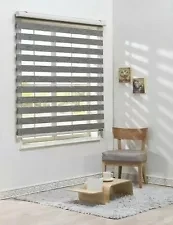 Fashion Luxury Day & Night Cassette Zebra Rainbow Blind Curtain Window Shade For Home Decor