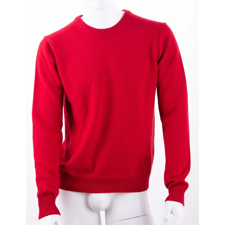 Custom 100% Cashmere Sweater For Men