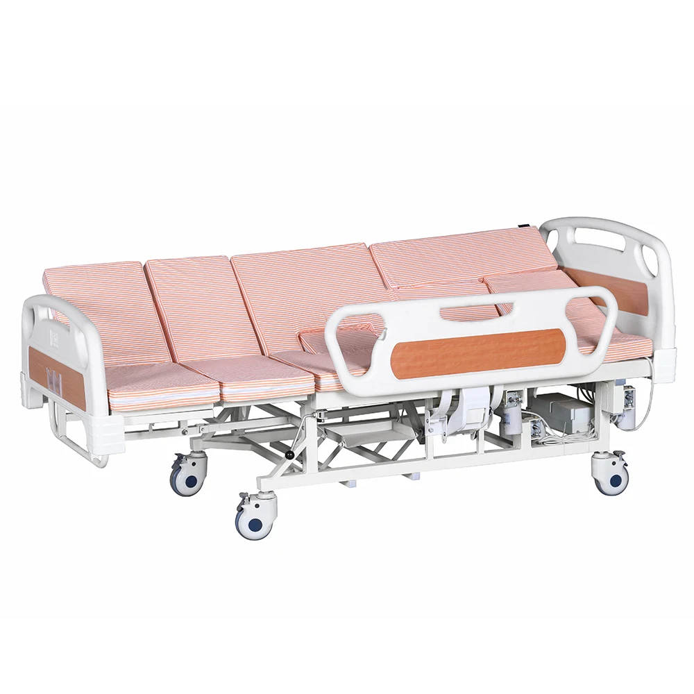 wholesale C05 Full Curved Leg Manual electric dual-use patient elderly home care Nursing Bed