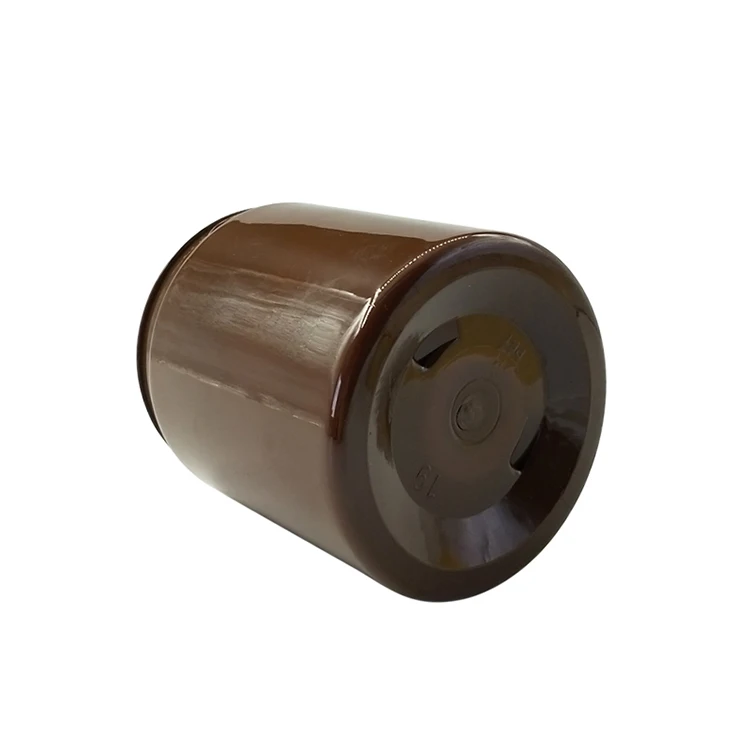 Wholesale Custom Brown pet cosmetic plastic Food Jar With Gold Aluminum Lid