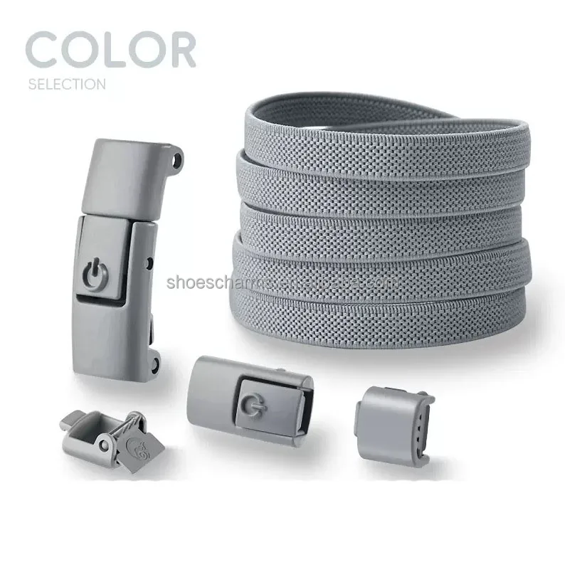 No Tie Shoe laces Press Lock Shoelaces without ties Elastic Sneaker Kids Adult Widened Flat Shoelace for Shoes