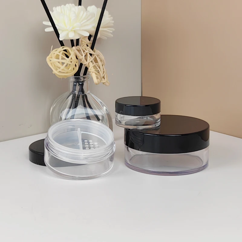3g 5g 10g 20g 30g empty powder jar container cosmetic loose powder jar with sifter glitter pigment eyeshadow loose powder