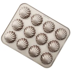 Best Seller Madeleine Pan 12 Cavity Nonstick Carbon Steel Baking cake Pan