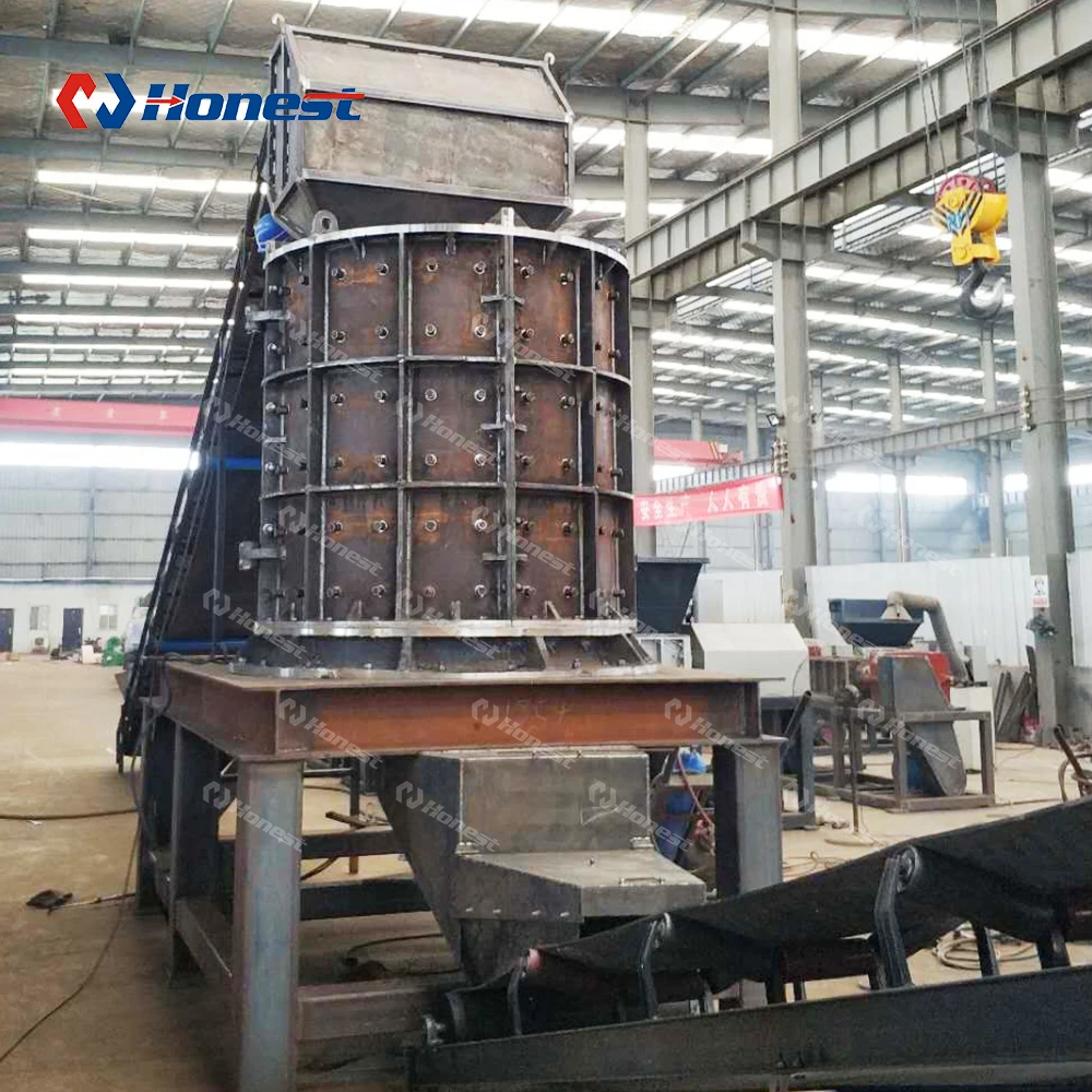 Scrap Stator Metal Vertical Hammer Mill Crusher Machine Hammer Crusher Recycling Machine
