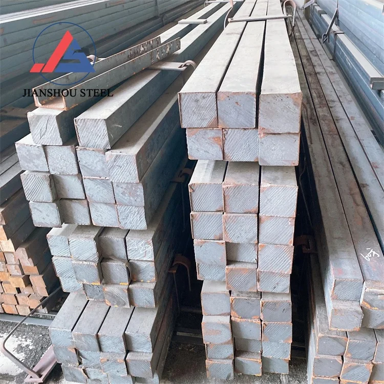 Заводское производство железные мягкие стальные заготовки кованые ASTM JIS A36 Q235 Q355 Q235B квадратные стержни из углеродистой стали