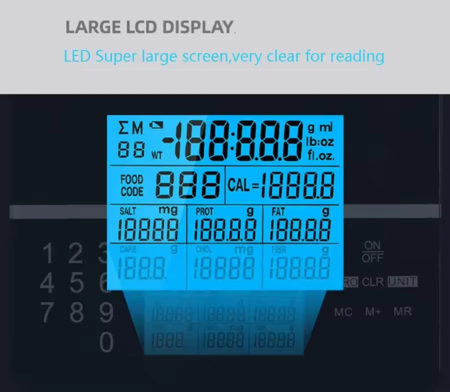 Tempered Glass Wholesale 5kg Calorie Kitchen Digital Food Weight Scale with Nutritional Calculator