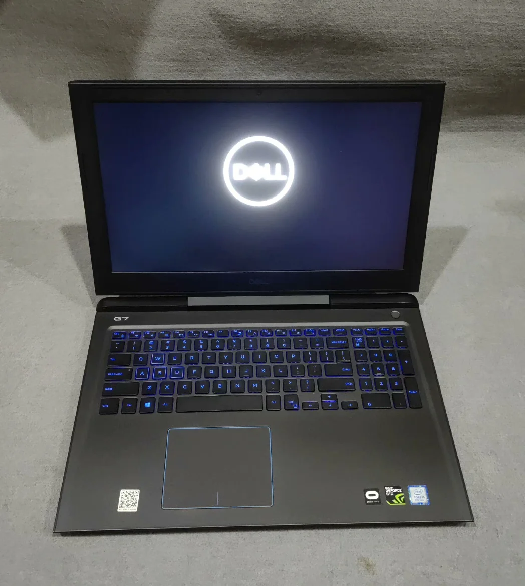 High Quality Gaming Laptop For Dell G7 7588 Core I7 8th Gen Gtx1050ti(4g) Graphics Card 15.6inch Notebook For Students