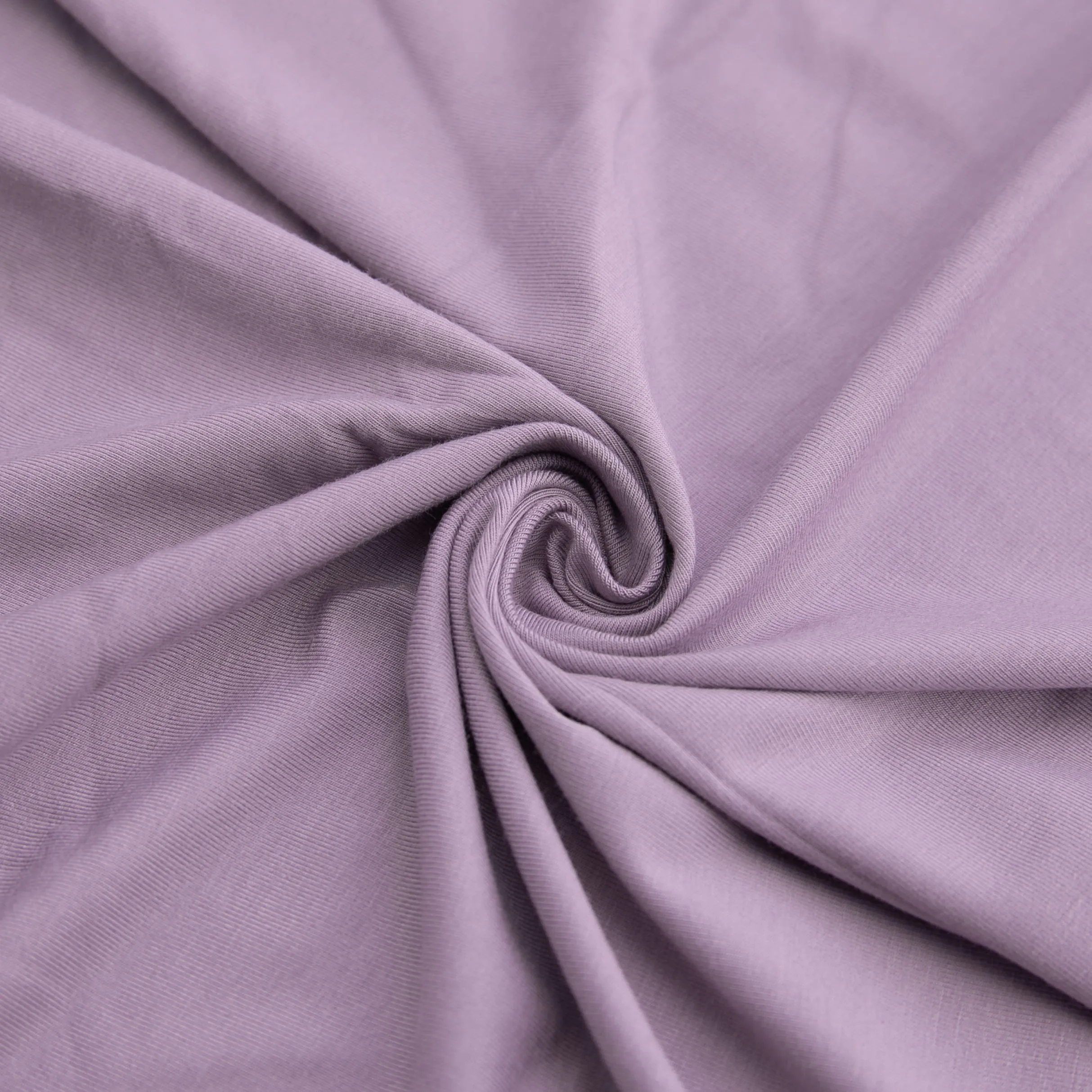 Low moq 240gsm medium weight super soft and thin 95 bamboo 5 spandex jersey knit fabric