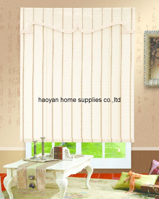 Latest Chinese Traditional Roll-up Bamboo Blinds Curtain