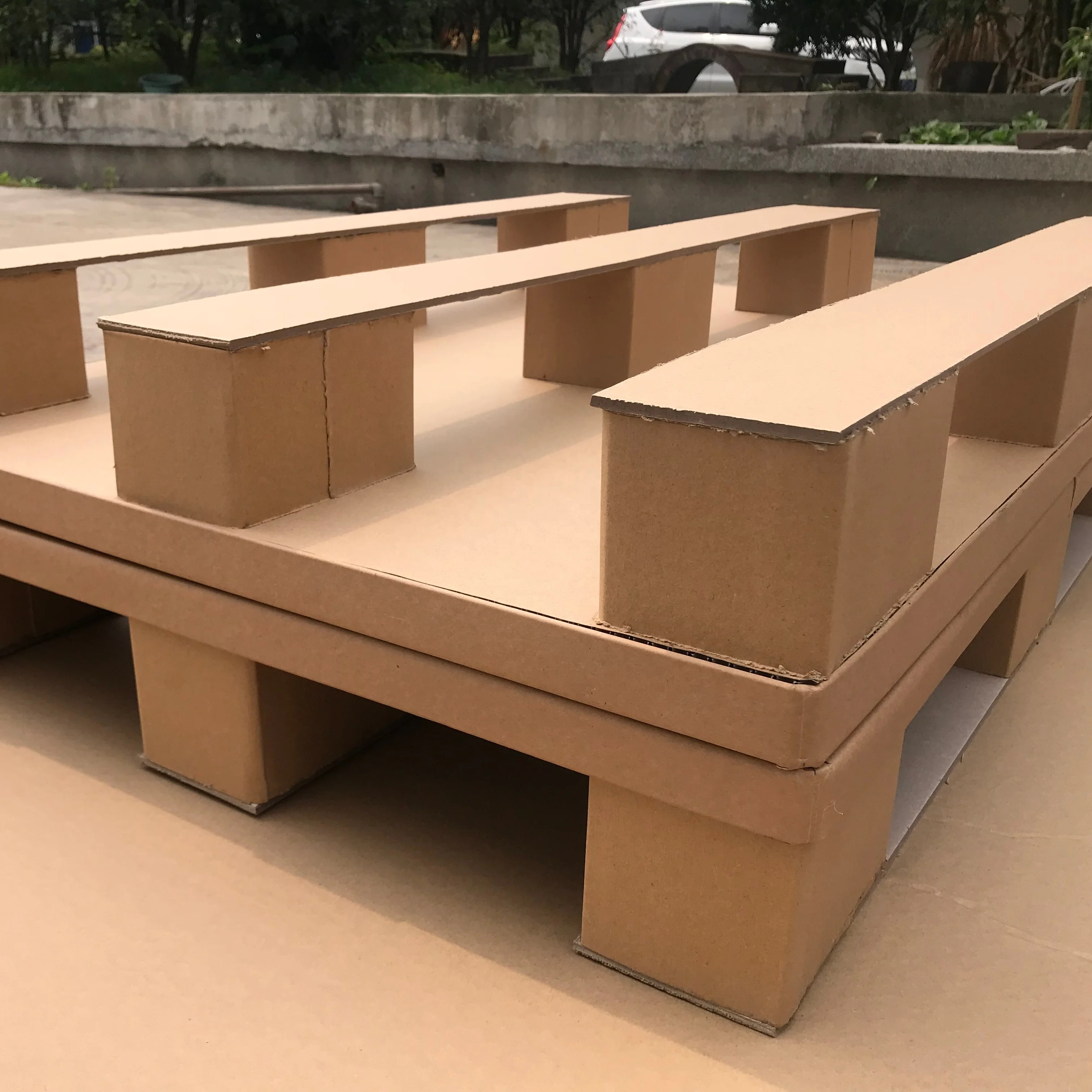 1 ton loading capacity folding honeycomb cardboard paper pallet